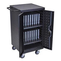 Luxor H Wilson Charging Cart, 25 x 21-1/4 x 39-3/4 Inches 1515279