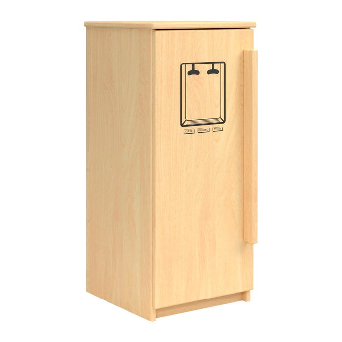 Childcraft Toddler Refrigerator, Wooden, 12-1/2 x 13-1/4 x 28 Inches