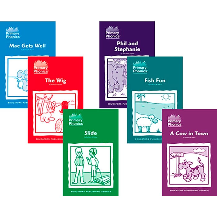 Primary Phonics Complete Storybook Starter Kit, Levels 1 to 6, Set of 80