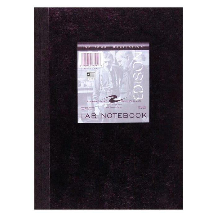 Roaring Spring Lab Composition Notebook, 8-1/2 x 11 Inches, Graph Ruled, 60 Sheets