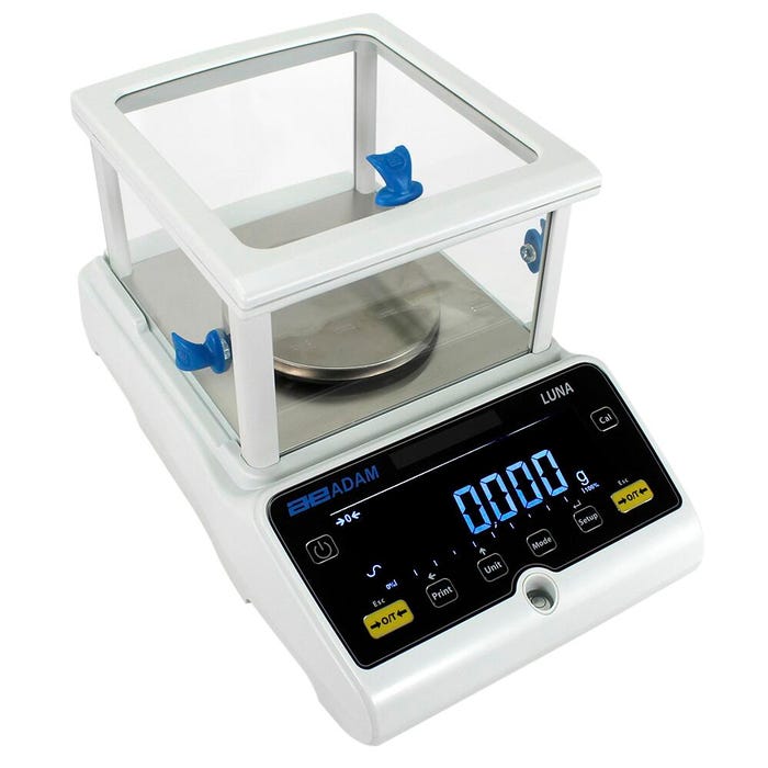 Adam Equipment Luna LPB 823I Precision Balance, 820 Gram Capacity, 0.001 Gram Readability, Internal Calibration