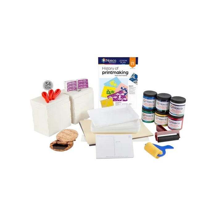 Nasco Safety-Kut Block Printing Classroom Pack