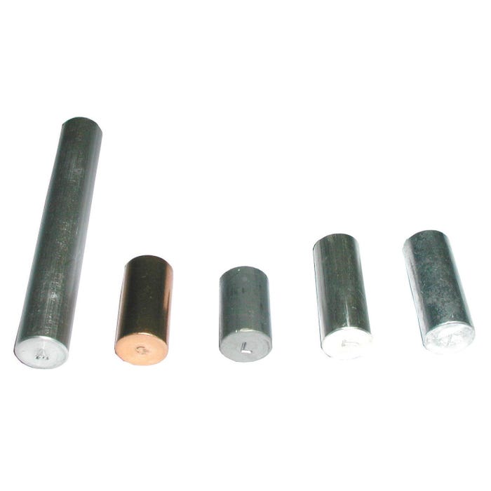 Frey Scientific Cylindrical Equal Mass Metal Set - Set of 5