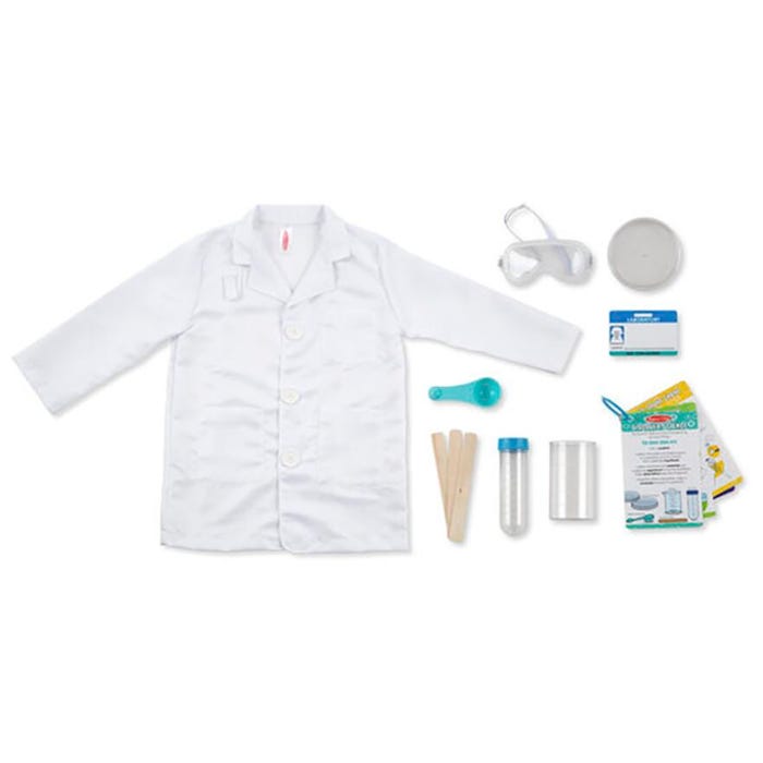 Melissa & Doug Scientist Role Play Set, 11 Pieces