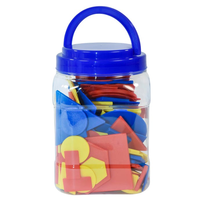 School Smart Attribute Block, Set of 120 Pieces