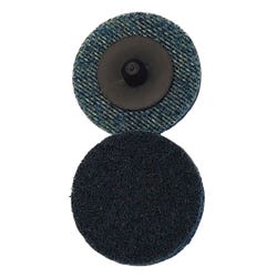 Glit/Gemtex Fine Grade Surface Preparation Disc, 2 in Dia, Blue, Pack of 50 1048776