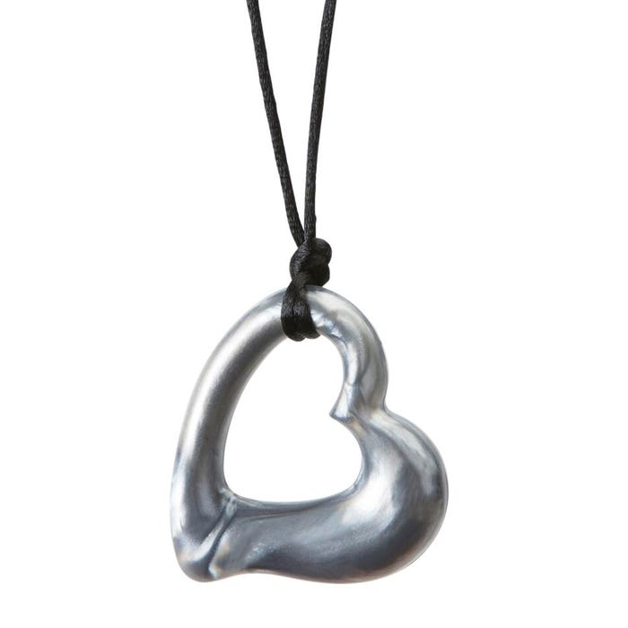 Chewigem Miller Chewable Heart, Silver