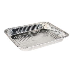 Crystalware Aluminum Pan, 9 x 13 in, Shallow, Pack of 100, Item Number 2003410