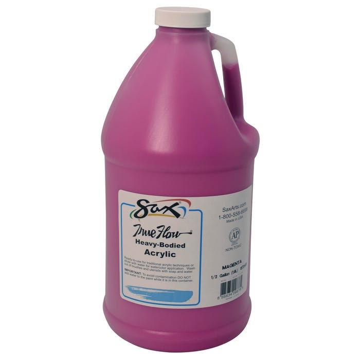 Sax Heavy Body Acrylic Paint, 1/2 Gallon, Magenta