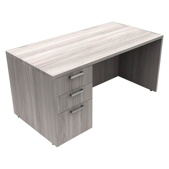 Affordable Interior Systems Calibrate Series Single Pedestal Teacher Desk