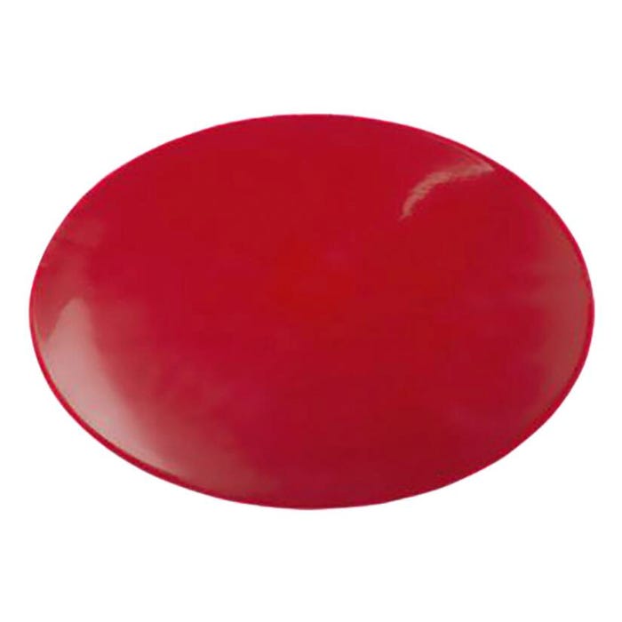 Dycem Non-Slip Circular Material Pad, 7-1/2 Inch Diameter, Red