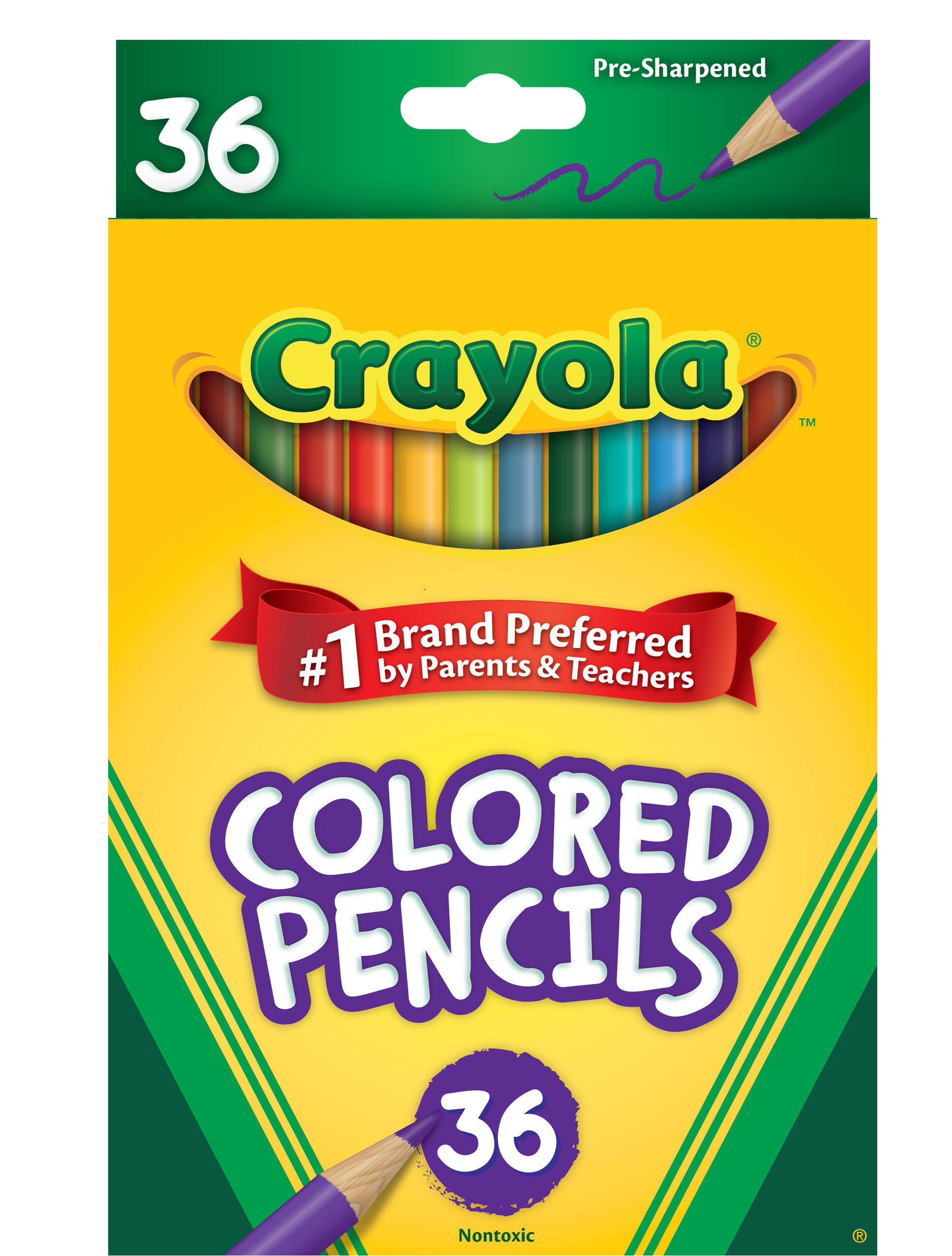 Image for Crayola Colored Pencils, Assorted Colors, Set of 36 from School Specialty