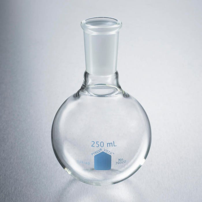 Pyrex Vista Round Bottom Boiling Flask - 250 mL