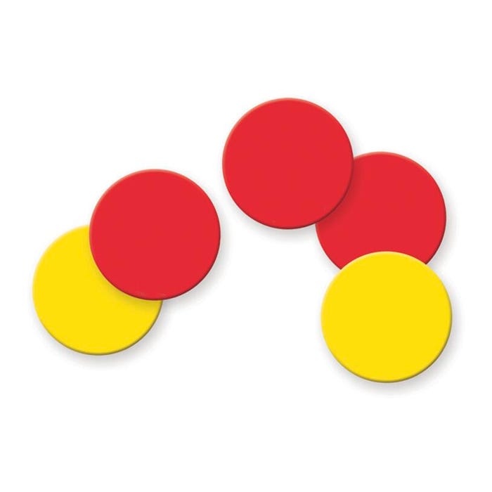 Dowling Magnets Two-Color Magnetic Counters, Set of 200