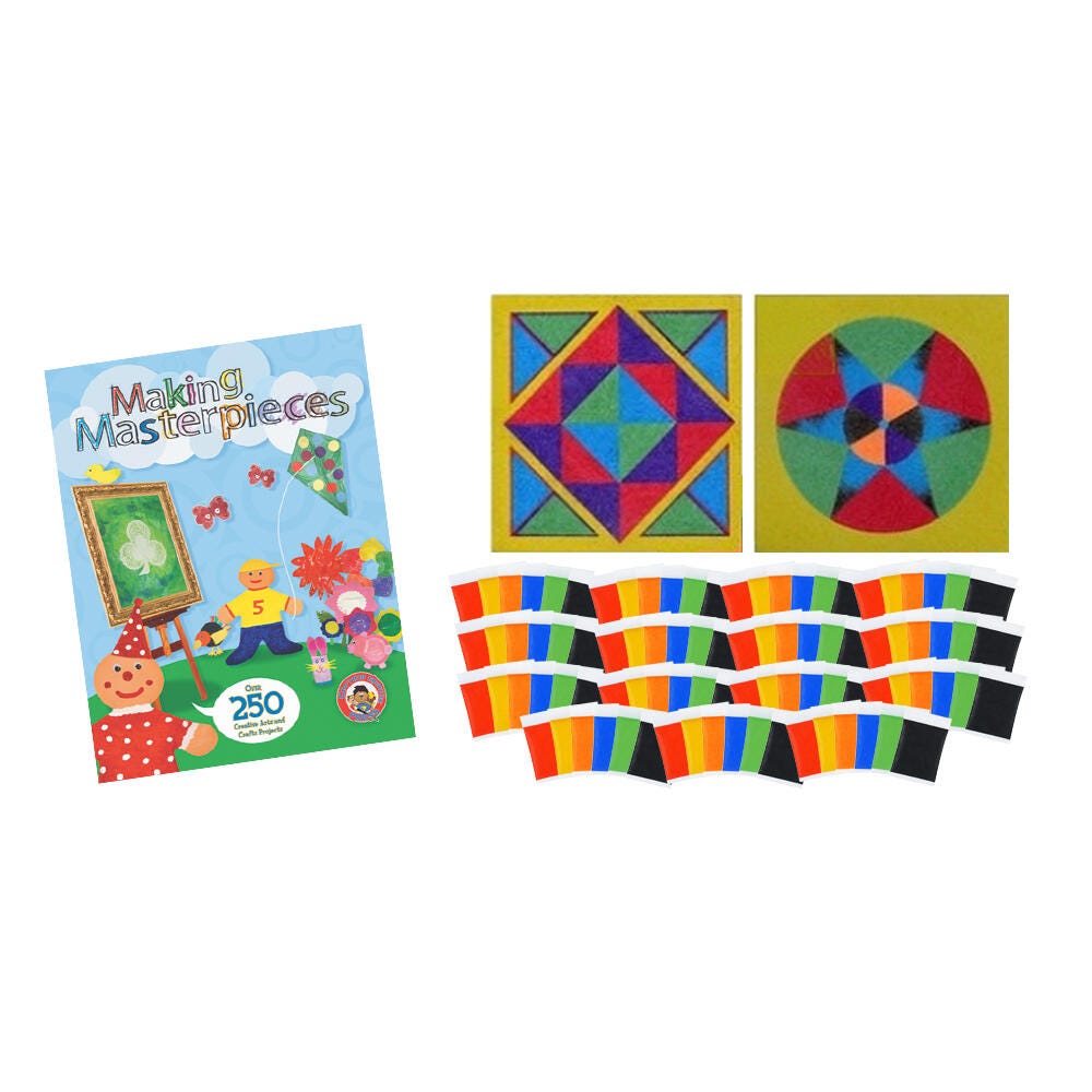 Image for Activa ArtiSands Geometric Sand Painting Kit, Assorted Colors from School Specialty