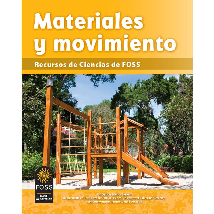 FOSS Next Generation Materials and Motion Student Book, Spanish Edition, Pk of 8