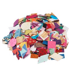Black Ink Paper Shapes and Scraps Cotton Paper Pack, Assorted