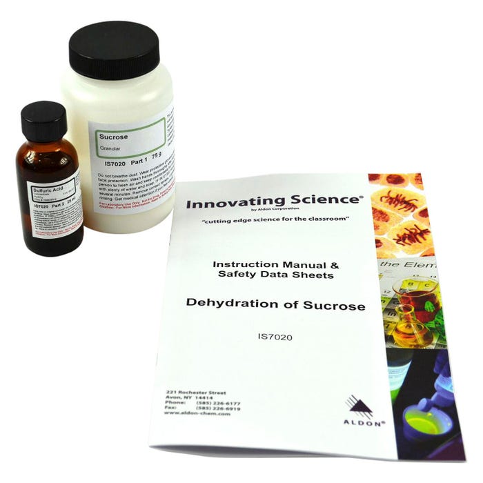 Innovating Science Dehydration Of Sucrose Chemical Demonstration Kit