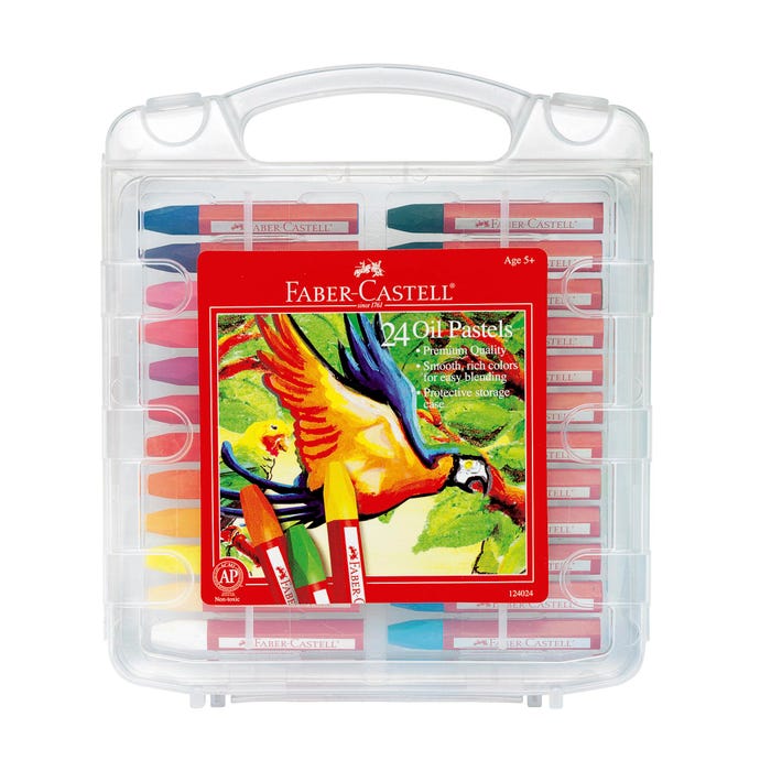 Faber-Castell Oil Pastels, Assorted Color, Set of 24