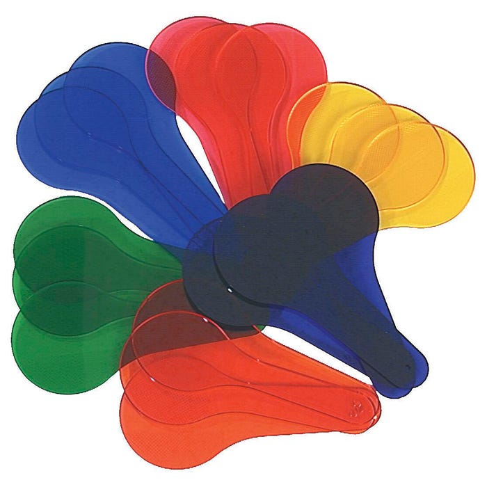 Learning Resources Primary Science Color Paddles, Set of 18