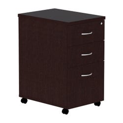 Image for Classroom Select Laminate Mobile 2 Drawer Pedestal, 15-3/4 x 22 x 28-5/8 Inches, Espresso from School Specialty