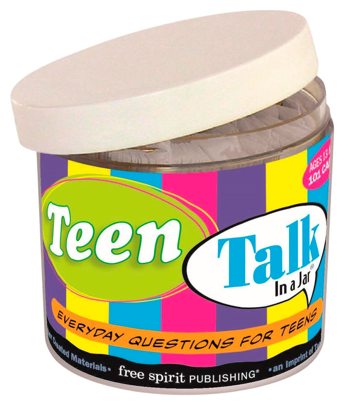 Free Spirit Publishing Teen Talk In a Jar, Ages 13+ 2131340