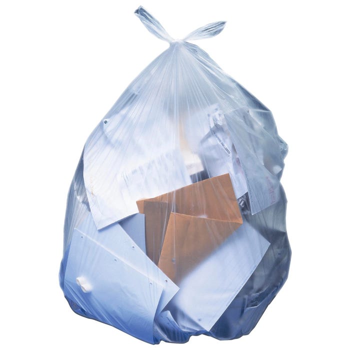 Heritage Can Liners, 23 Gallon, 0.90 mil, Clear, 25 Count, Case of 8