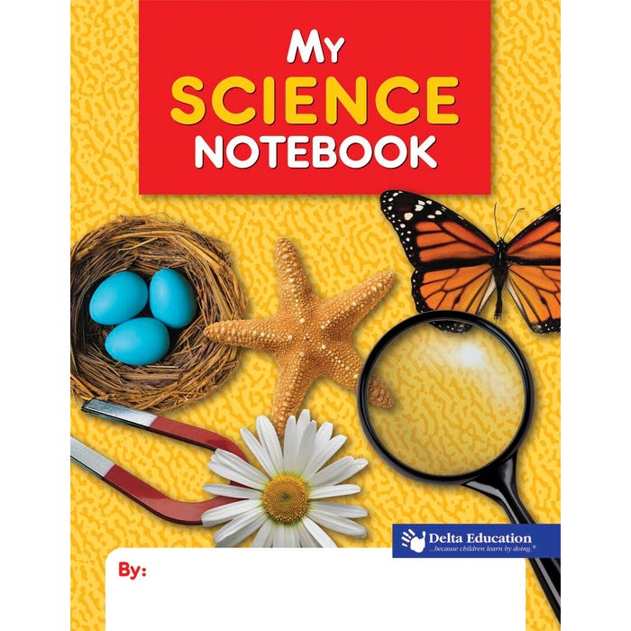 Delta Education My Science Notebook, 64 Pages, PreK to 2