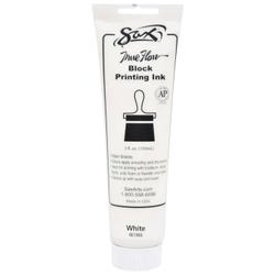 Sax Water Soluble Block Printing Ink, 5 Ounce Tube, White 461966
