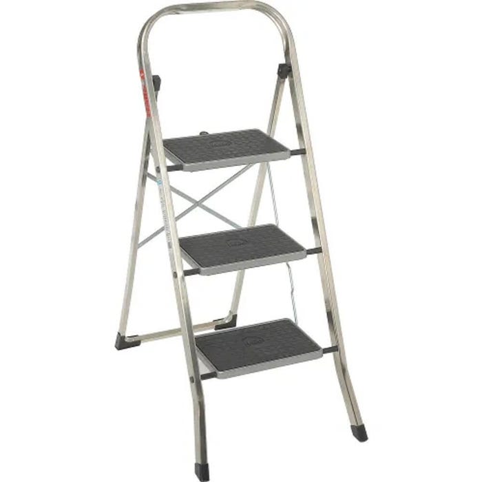 Hailo K30 3 Step Aluminum Folding Step Ladder