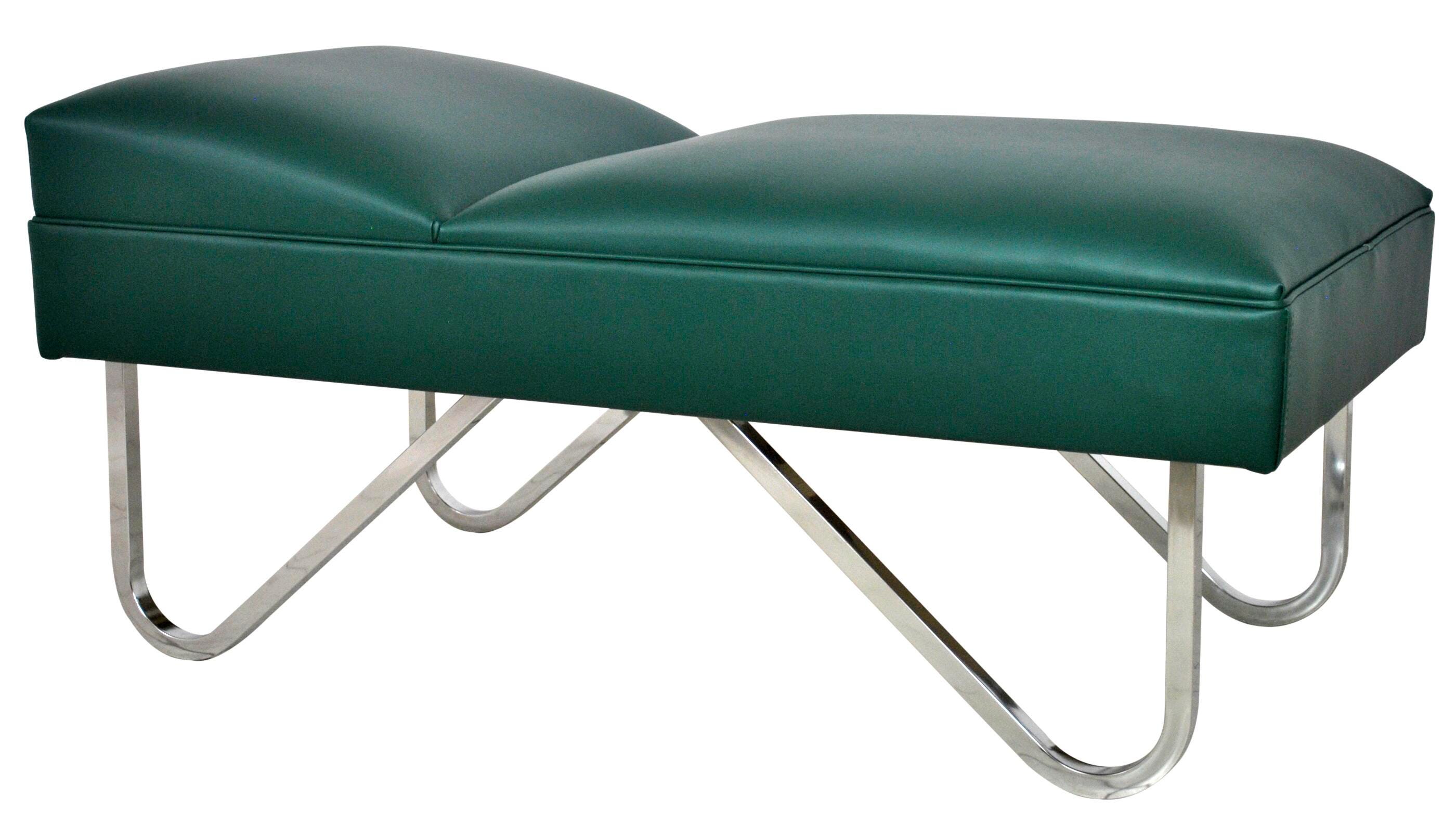 School Health S Pediatric Recovery Couch with Chrome Legs, 52 x 27 x 20 inches 4002632