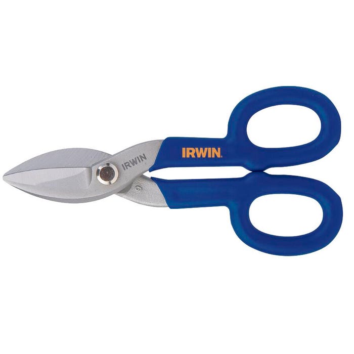 Irwin Tinner’s Snip, Flat Blade, 7-Inch Cut