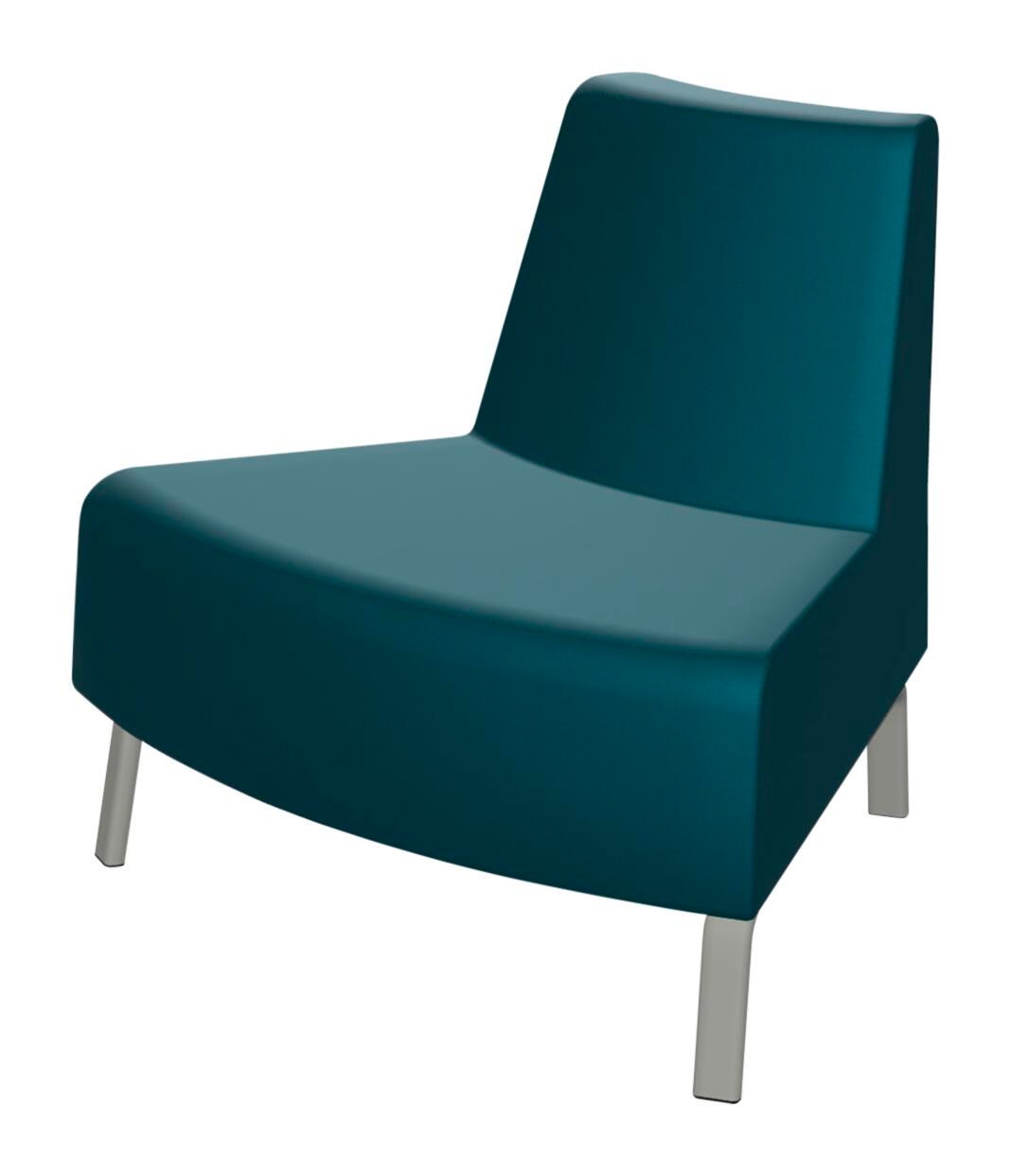 Image for Classroom Select Soft Seating NeoLink 45 Degree Outside Wedge w/Back, 36-1/2 x 32 x 34 Inches from School Specialty