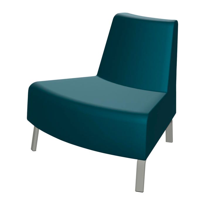 Classroom Select Soft Seating NeoLink 45 Degree Outside Wedge w/Back, 36-1/2 x 32 x 34 Inches