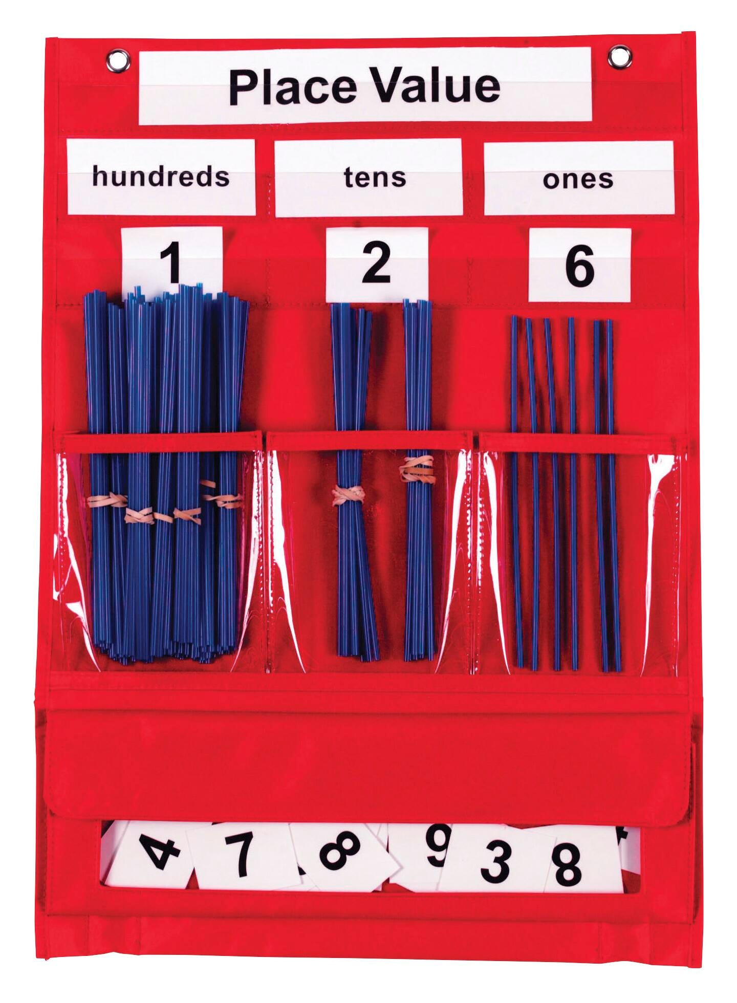Learning Resources Counting & Place Value Pocket Chart, 18 x 13 Inches 082346