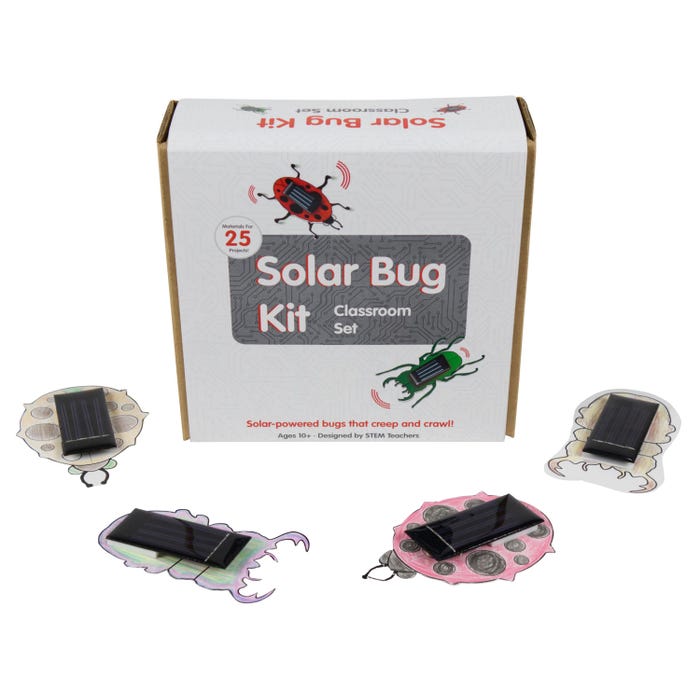 Brown Dog Gadgets Solar Bugs Classroom Set, Pack of 25