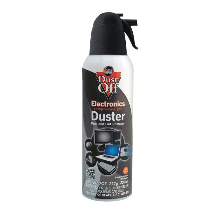 Dust-Off Compressed Gas Duster for Electronics, 7 Ounces