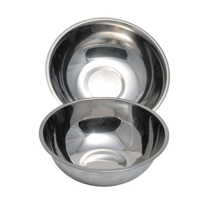 United Scientific Economical Bowls, Stainless Steel, 4 Quarts