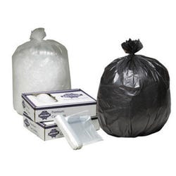 High Density Trash Bags, 60 Gallon, Clear, Case of 200