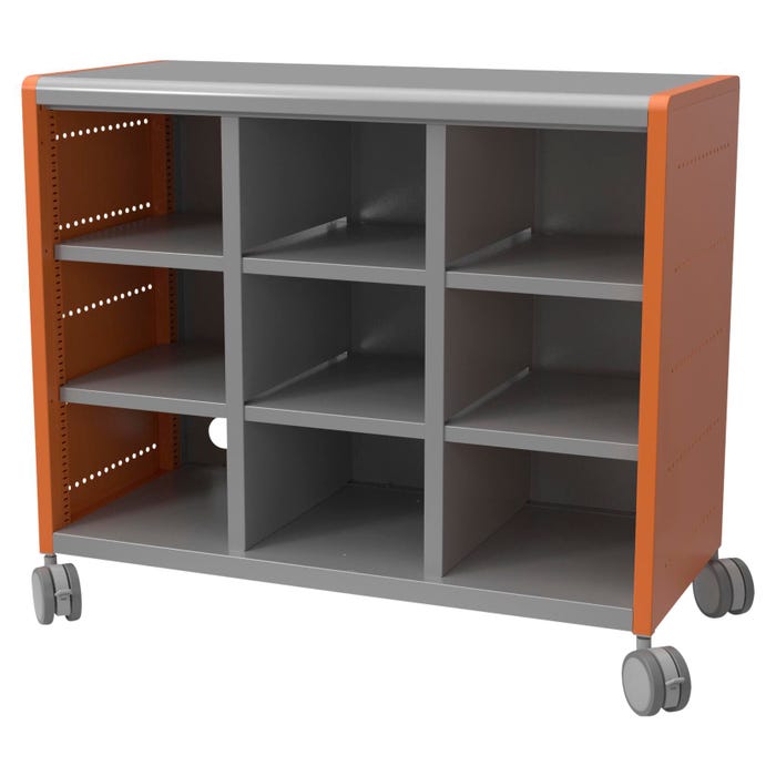 Classroom Select Geode Medium Cabinet, Triple Wide, 9 Cubbies
