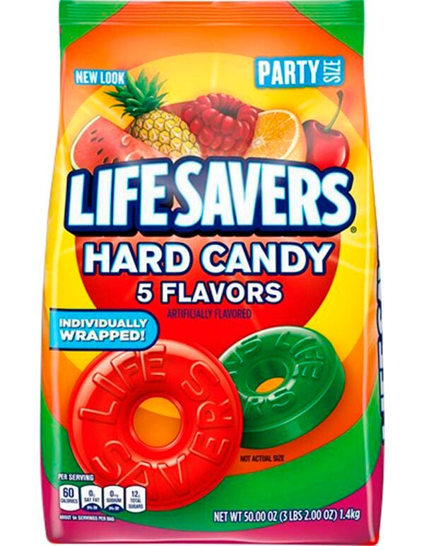 Life Savers Hard Candy, Assorted Flavors, Item Number 2050204