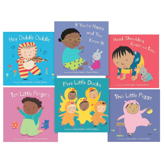 Child's Play Critters up Close Sing-Along Toddler Board Book Set, Set of 6