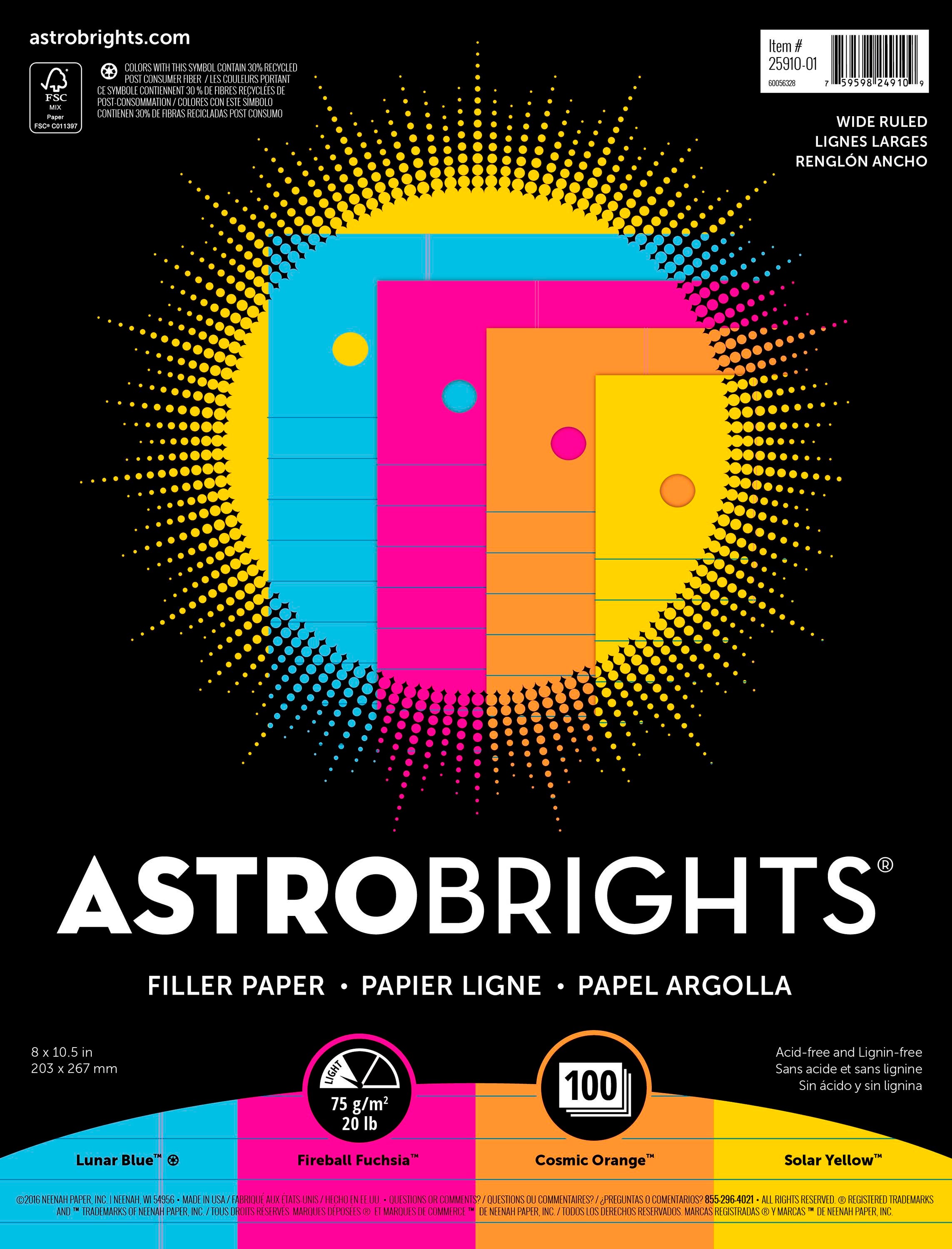 Notebooks, Loose Leaf Paper, Filler Paper, Item Number 1369009