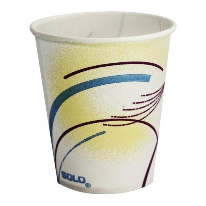 School Health Paper Cups, 5 Ounce, Flat Bottom, Tube of 100