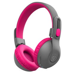 JBuddies Studio 2 Wireless + Wired Kids Headphones - Gray/Pink 2149695