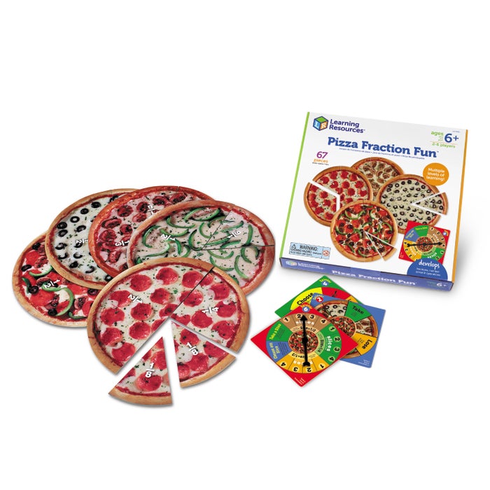 Learning Resources Pizza Fraction Fun Game
