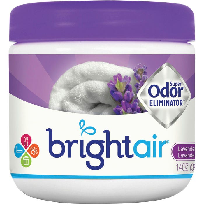 Bright Air Super Odor Eliminator Air Freshener, 14 Ounce, Fresh & Fresh Linen Scent