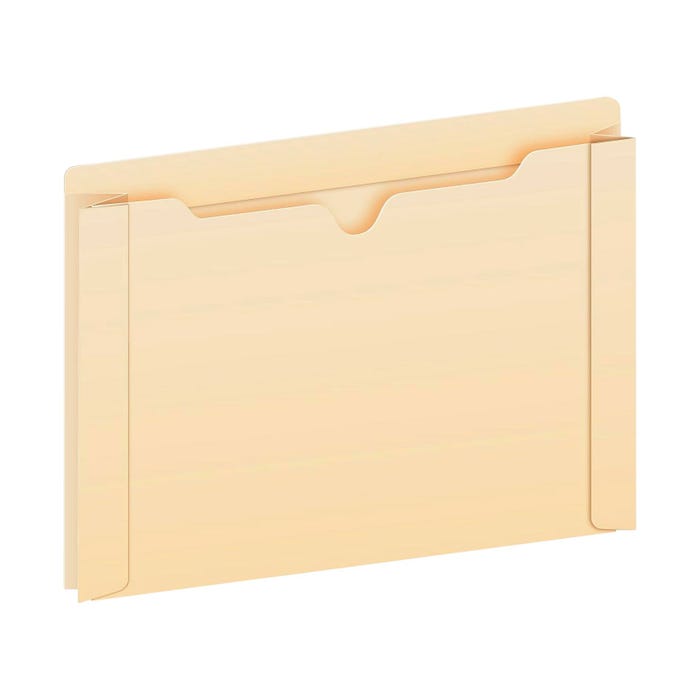 Pendaflex Smart Shield File Jacket, Letter Size, 2 Inch Expansion, Manila, Pack of 50