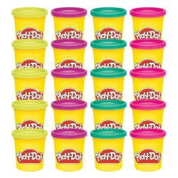 Play-Doh Modeling Dough, Assorted Vibrant Colors, 3 Ounces, Set of 20