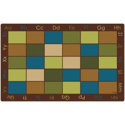 Carpets for Kids Nature's Colors Seating Rug, 6 x 9 Feet, Rectangle, Brown 1536811